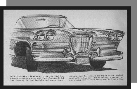 Evolutionary treatment of the Edsel grille