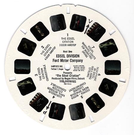 Edsel View-Master Reels